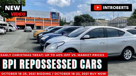 BPI REPOSSESSED CARS UP TO OFF YouTube