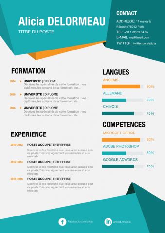 Mar 06, 2019 · assistante de direc un modèle d une lettre de motivation pour faire un stage de. CV vierge à imprimer | Exemple cv, Modele de cv moderne ...