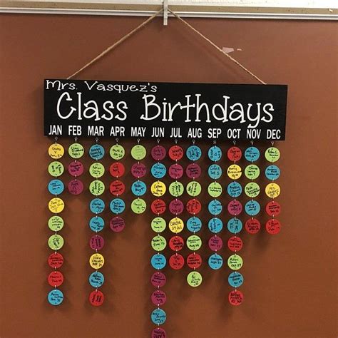 Teacher Classroom Birthday Boards W All Supplies Included Etsy In