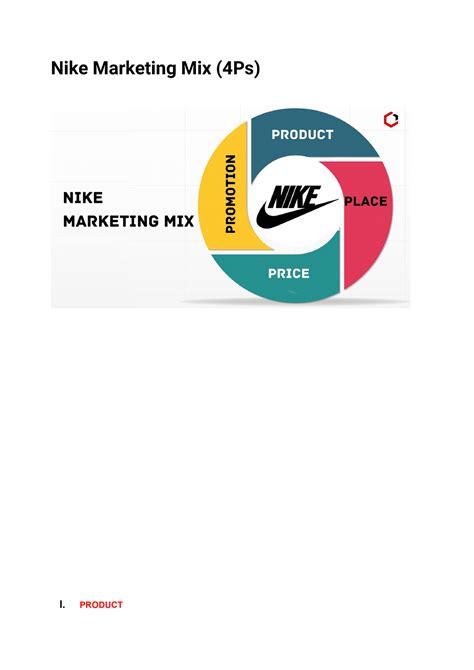 Nike Marketing Mix 4ps Product It S Not Just Famous For Sports