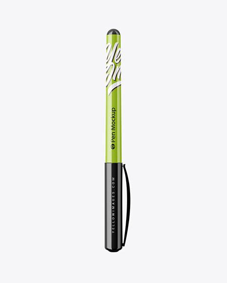 Download Glossy Pen Mockup | Exclusive Mockups