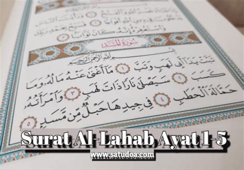 Kandungan Surat Al Lahab