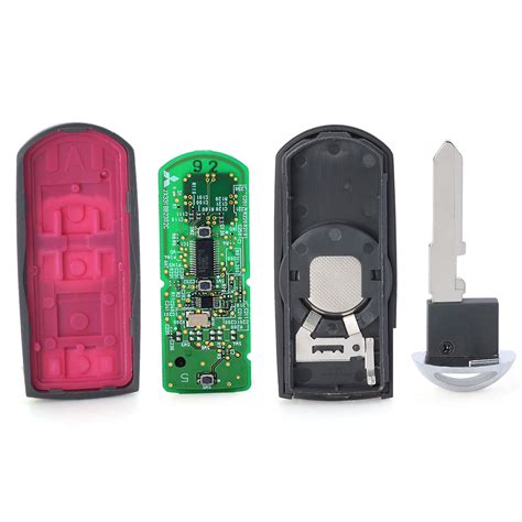 Find a small latch on the back. for Mazda 3 CX-5 2013-2016 (Mitsubishi System) Remote Key Fob 433MHz FSK 49 Chip | eBay