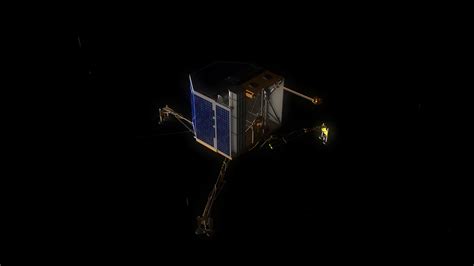 Comet Lander Spacecraft Research Laboratory Stock Motion Graphics Sbv