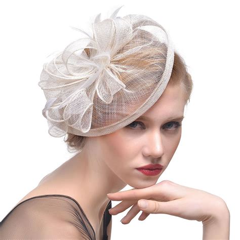 Occasion Hats White Fascinator Hair Fascinators For Weddings White