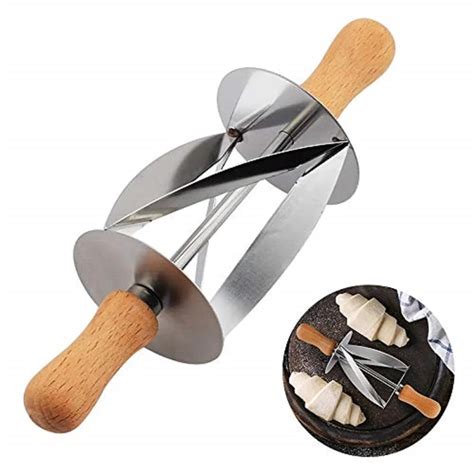 1pc Dough Rolling Cutter Knife Croissant Bread Maker Mold Cookie Pastry