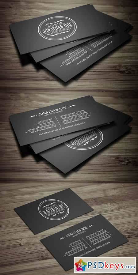 Choose one of our designs or upload your own. Vintage Business Card 557989 » Free Download Photoshop ...