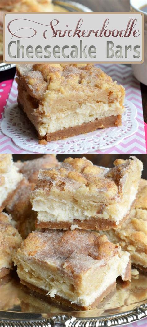 Be sure to check out my sopapilla cheesecake bars and. Snickerdoodle Cheesecake Bars