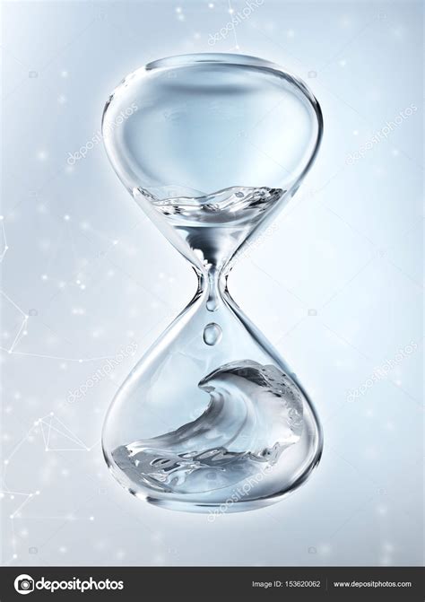 Hourglass With Dripping Water Close Up — Stock Photo © Irochka 153620062