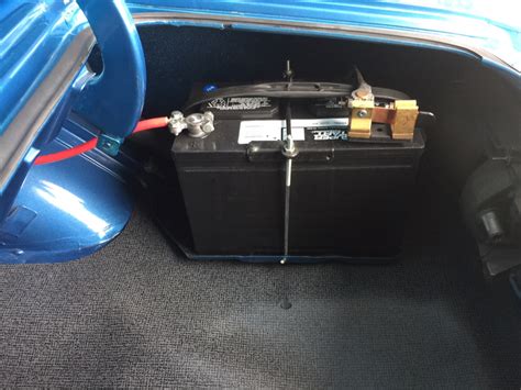 Battery Relocation To Trunk In Body Shop