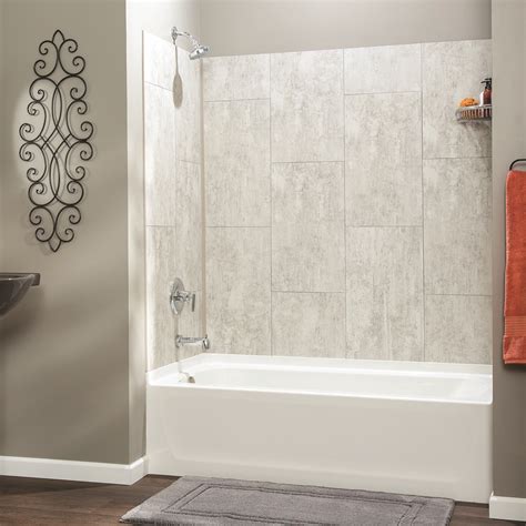 DumaWall in Wintery Mix | Shower wall panels, Bathroom wall panels