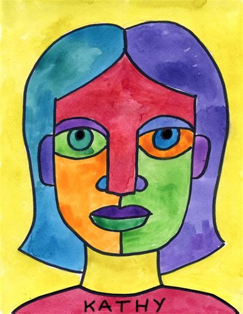 Draw An Abstract Self Portrait · Art Projects For Kids Self Portrait