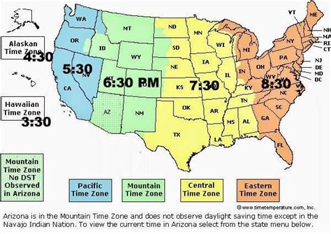 Time Zones Us Map Map Time Zones Us State Map And Time Zones United