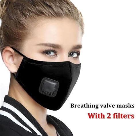 Anti Pollution Mask Air Filter Mask N95 Respirator Dust Mask Pm25 5 Layers Washable Cotton