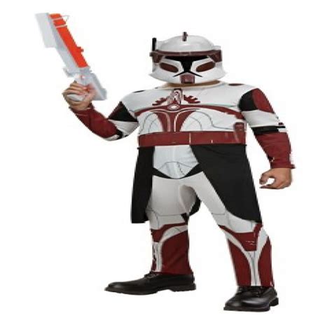 Star Wars Clone Wars Clone Trooper Childs Commander Fox Costume