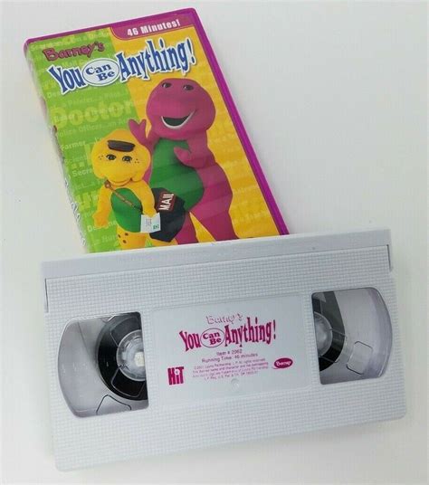 Barneys You Can Be Anything Vhs Video Tape 2062 Circa 2001 Ebay