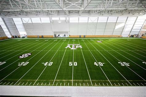 New Texas Aandm Indoor Football Facility Nears Completion