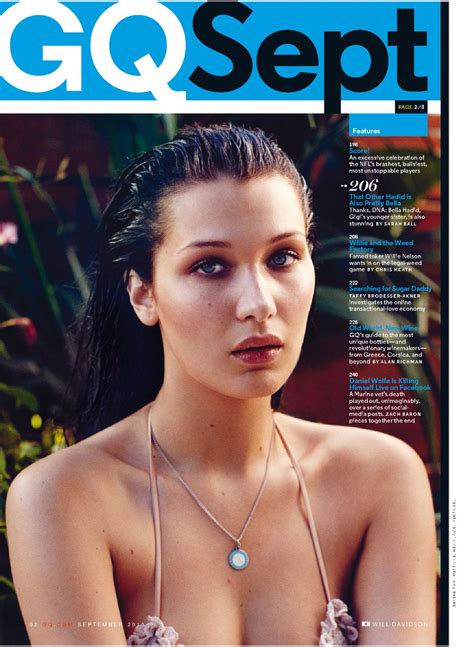 Bella Hadid In Gq Magazine September Issue Hawtcelebs