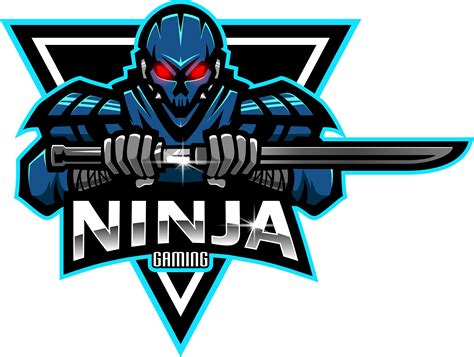 Ninja Robot Esport Mascot Logo Design By Visink