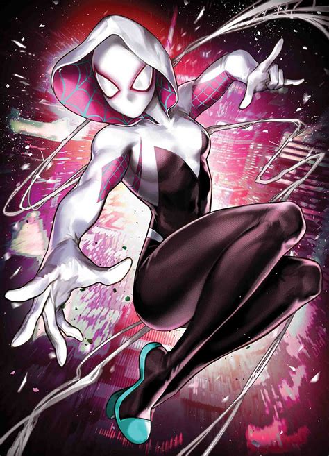 Spider Gwen Ghost Spider Sujin Jo Marvel Battle Lines Var Spider Gwen Art Spider Gwen
