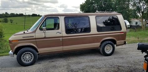 1985 Ford E 150 Econoline Van Brown Rwd Automatic E150 Van