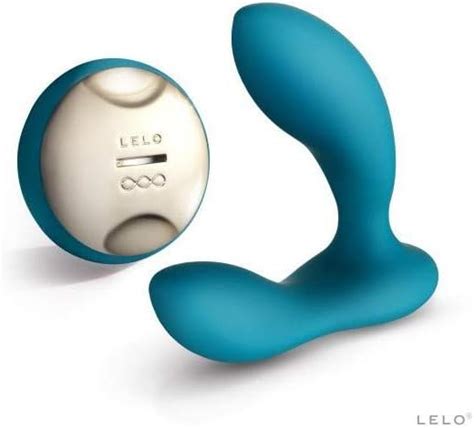 Lelo Hugo Male Prostate Massager Ocean Blue Remote Controlled