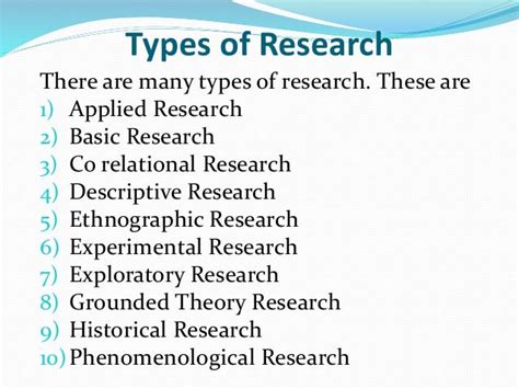 😎 What Are The Types Of Research Types Of Research Models 2019 02 18