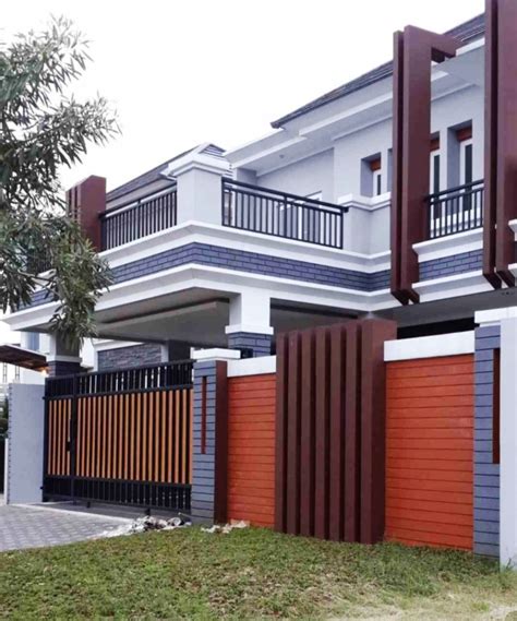 Tren Gaya 50+ Pagar Depan Rumah Minimalis