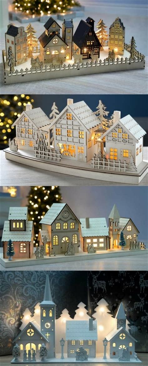 Check spelling or type a new query. Wooden Christmas Village Scenes - Christmas Villages