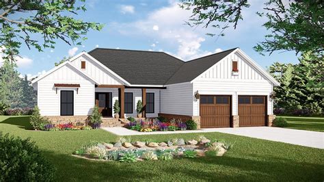 Country Style House Plan 3 Beds 2 Baths 1600 Sqft Plan 21 454