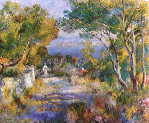 Pierre Auguste Renoir La Costa Di Cagnes Sur Mer 1904 Dipinti Renoir