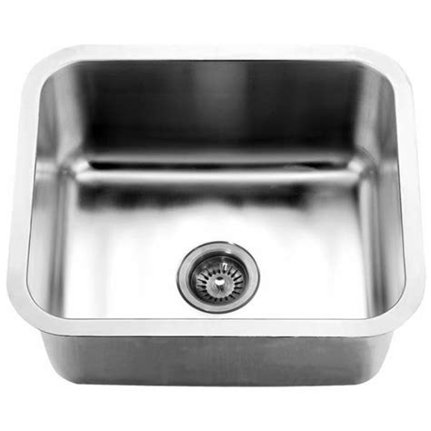 Dawn® Stainless Steel Undermount Single Bowl Sink Overstock 10707674