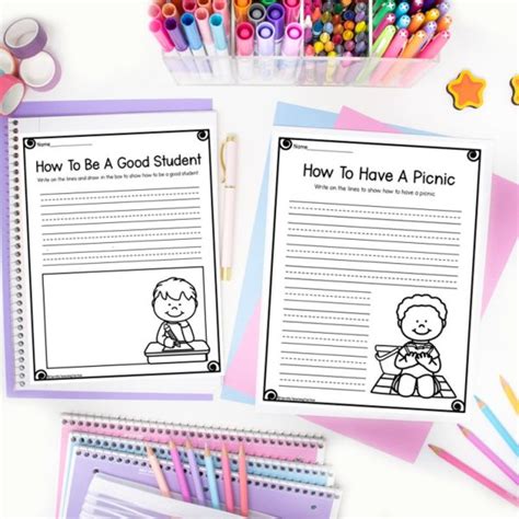 How To Writing Prompts Procedure Writing Worksheets