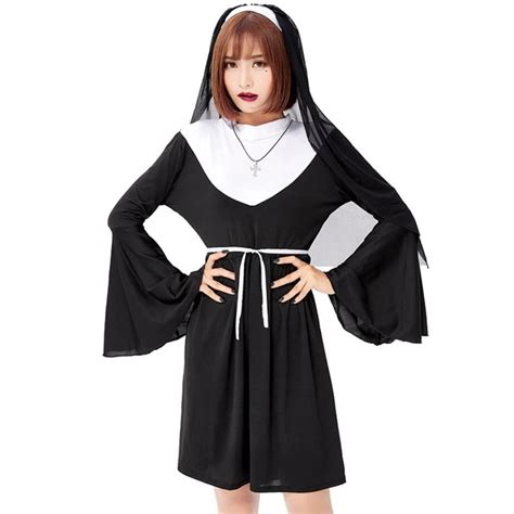 The Sexy Nun Conjuring Fancy Dress Costume Halloween Horror Demon Valek Outfit Ks Buy