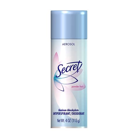 Secret Original Powder Fresh Scent Women's Aerosol Antiperspirant ...