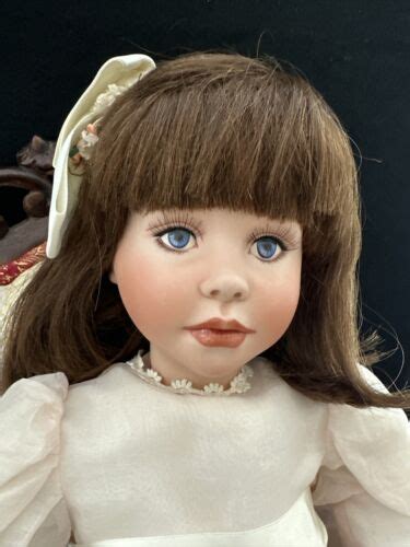 Rare “constance” Emily Garthright Porcelain Soft Body Doll Signed 7