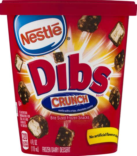 Nestle Dibs Crunch Bite Sized Frozen Snacks Nestle41548825533