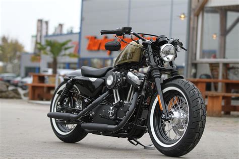 Awesome Harley Sportster 1200 Bobber Retro Motor