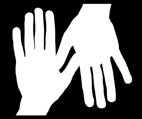 Polish your personal project or design with these praying hands transparent. Best Handprint Outline #8328 - Clipartion.com