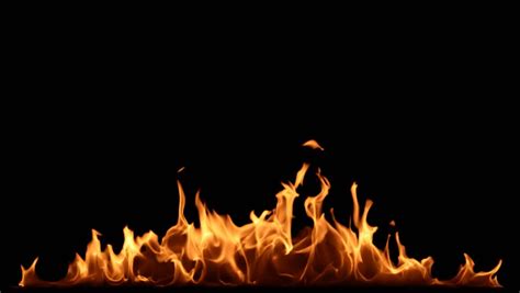 Fire Flames Burning 4k Motion Stock Footage Video 100