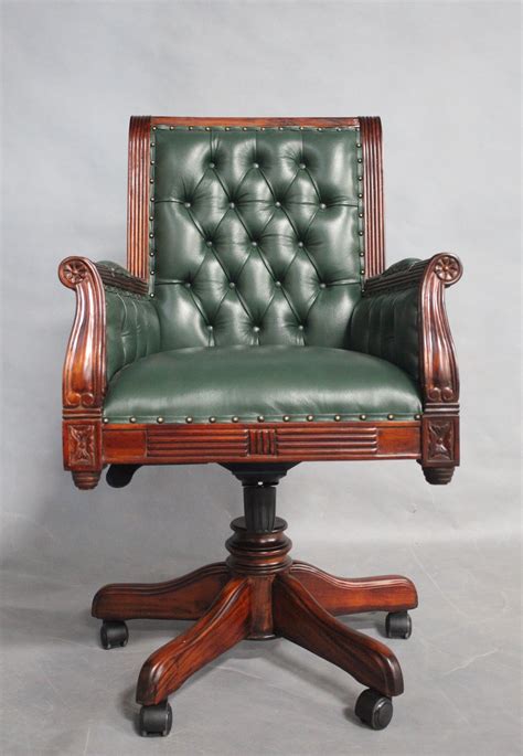 Solid Mahogany Wood Office Chair Classic Chair Turendav Australia