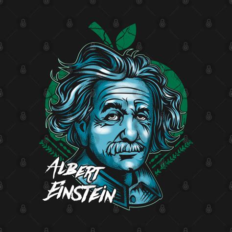 Albert Einstein Apple Science Physics Genius Albert Einstein T
