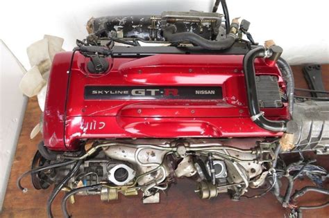 Jdm Nissan Skyline Rb26dett Engine 26l R32 5 Speed Manual Transmission