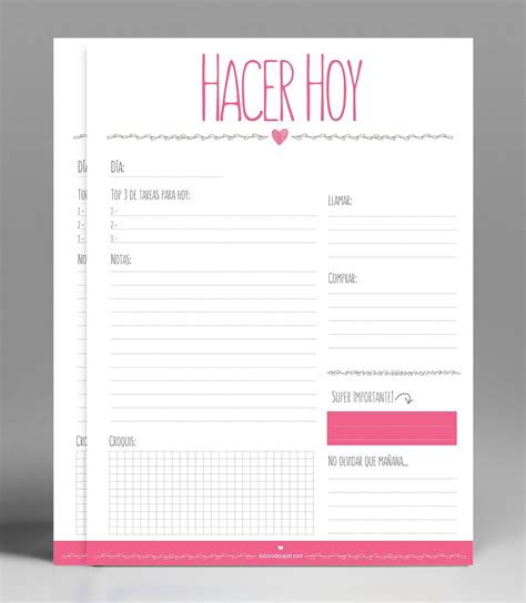 Planificador Diario Imprimible Gratis Planner Bullet Journal Diy