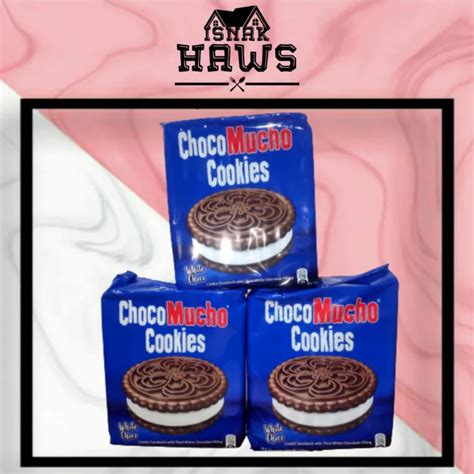 Choco Mucho Cookie Sandwich With Thick White Chocolate Filling 10pcs X