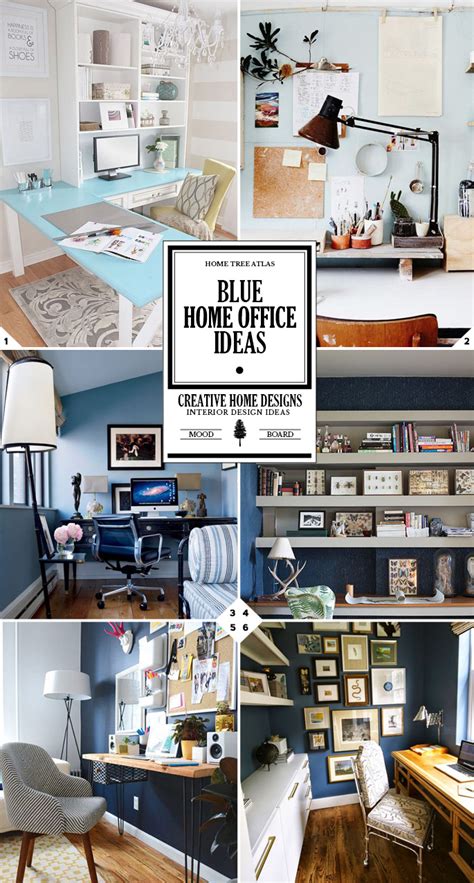 Style Guide Blue Home Office Ideas And Designs Home Tree Atlas
