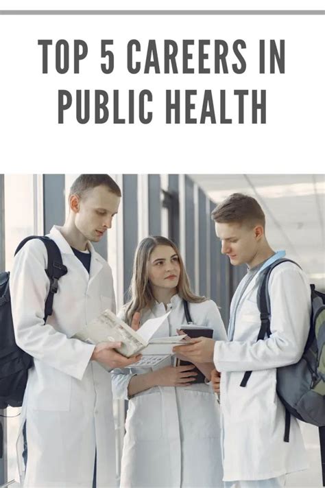 Top 5 Careers in Public Health | Public health career, Health careers ...