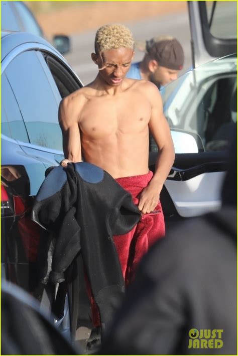 Jaden Smith Shows Off His Buff Bod While Surfing In Malibu Photo