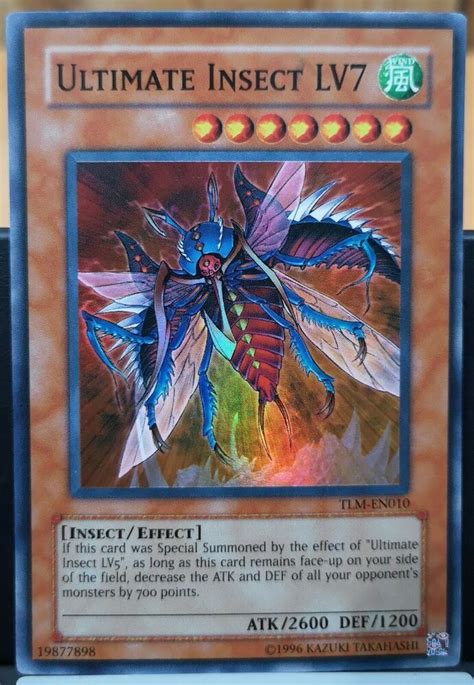 Yu Gi Oh Trading Card Game 1996 Ultimate Insect Lv7 Unlimited