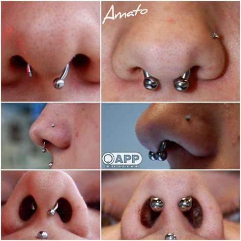 An Awesome Septum Correction By Joe On The Left Is Her Original
